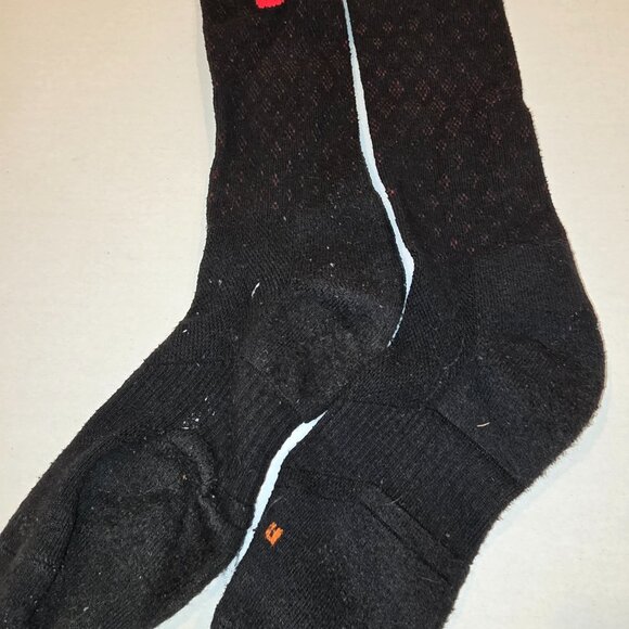 Nike Men's Dri-Fit Performance Socks Black/Red - Large - Picture 2 of 5